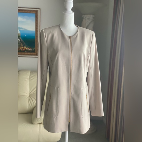 Calvin Klein Women’s Topper Jacket size 6 with padded shoulders - Picture 5 of 12